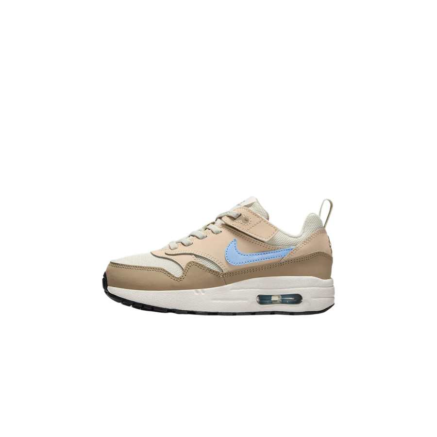 Nike Nike Air Max 1 Kids' Running Shoes White Children Aged 3 7 Years Old