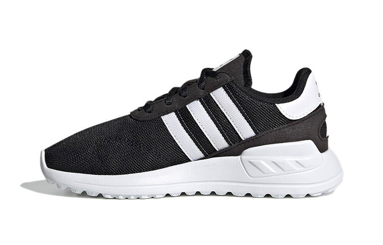 Adidas Originals La Trainer Lite Breathable Sports Casual Shoes Black White Children Aged 3 7 Years Old