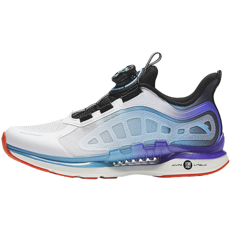 Antakids Chasing The Wind Fabric Low top Running Shoes White Black Purple Teenagers
