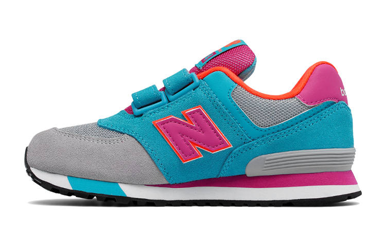 New Balance New Balance NB 574 Kids Lifestyle Shoes Gray Blue Children Aged 3 7 Years Old