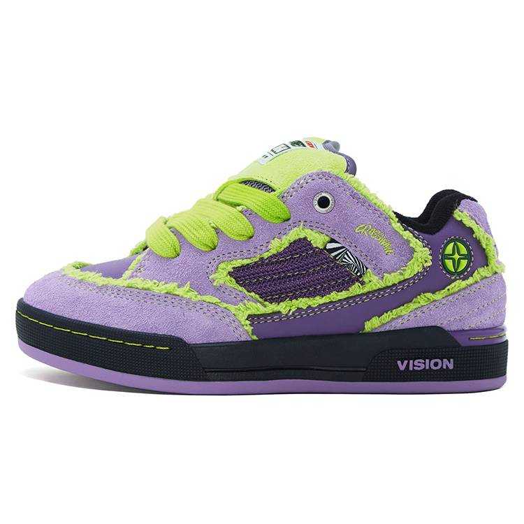Vision Street Wear CROSSWAVE x Vision Street Wear Low top Kids' Skateboarding Shoes Dark Purple Kids'