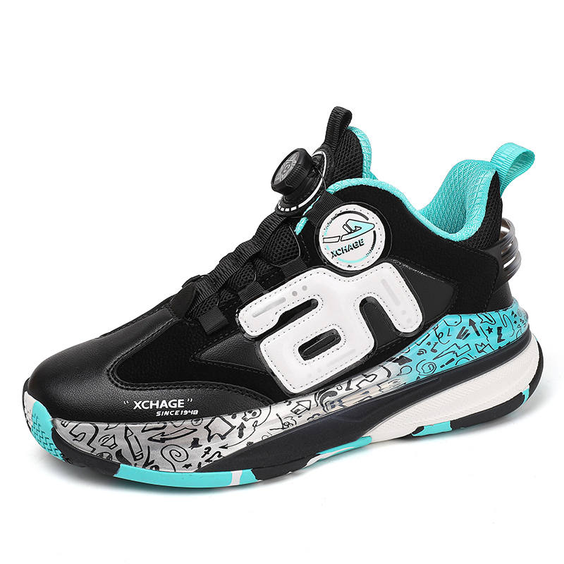 TONYBEAR Synthetic Leather Children's Basketball Shoes Teenagers