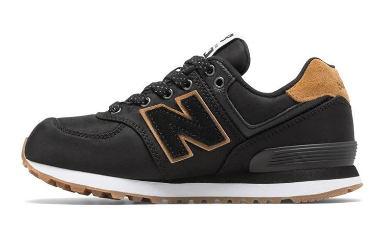 New Balance New Balance NB 574 Kids Lifestyle Shoes Black Teenagers