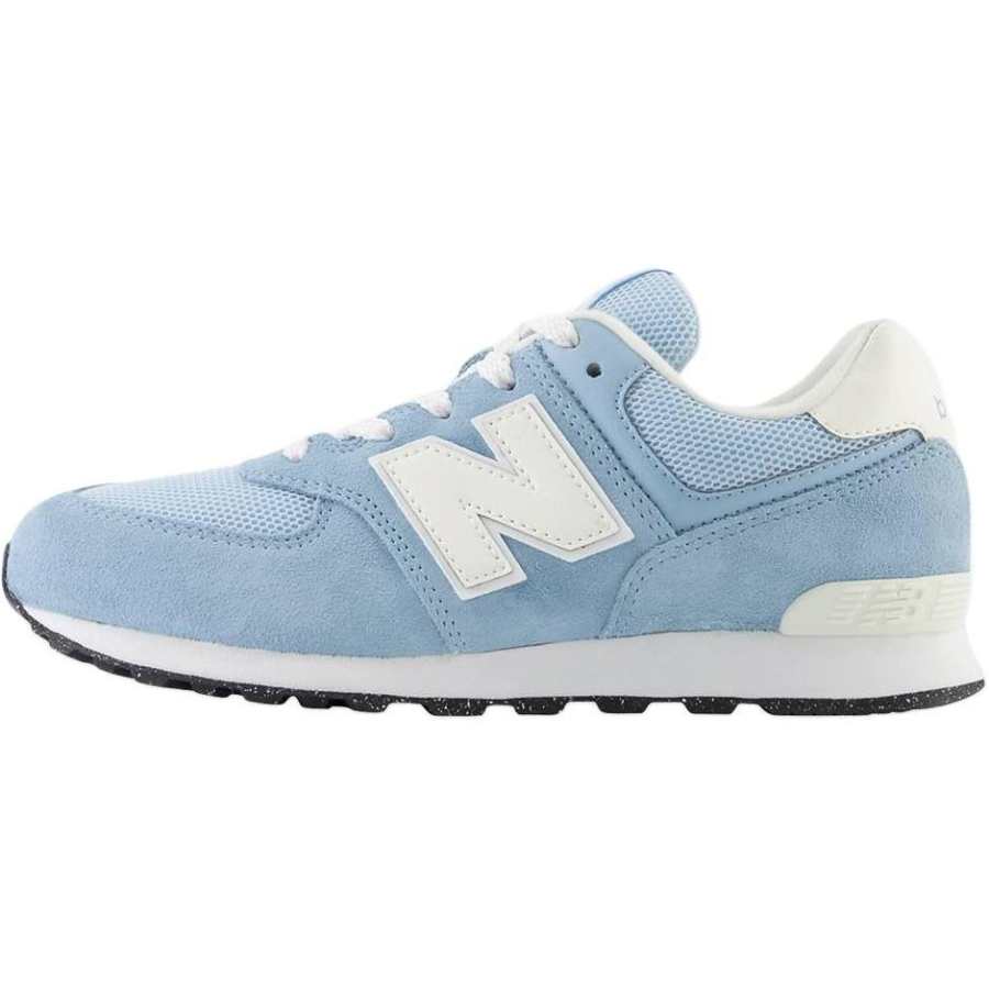 New Balance New Balance NB 574 Leather, Textile Soft And Comfortable Low top Children's Basketball Shoes Blue Teenagers