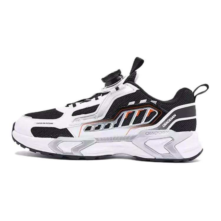 QIAODAN Low top Casual Shoes Black White Teenagers