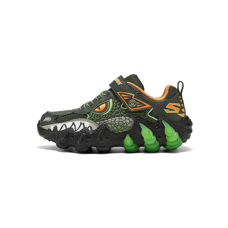 Skechers Kids Mesh Low top Kids Lifestyle Shoes Olive Green Kids'