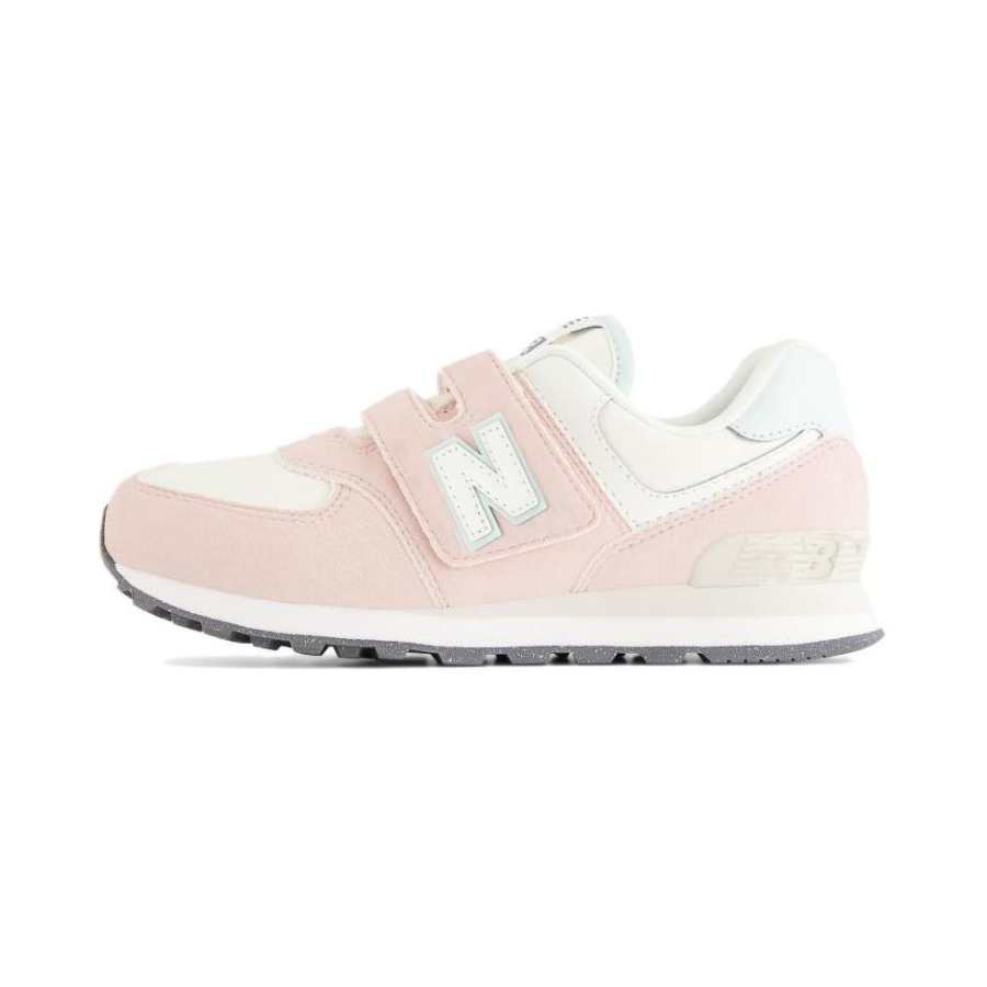 New Balance New Balance NB 574 Comfortable Round Toe Abrasion Resistant Breathable Kids Lifestyle Shoes Pink
