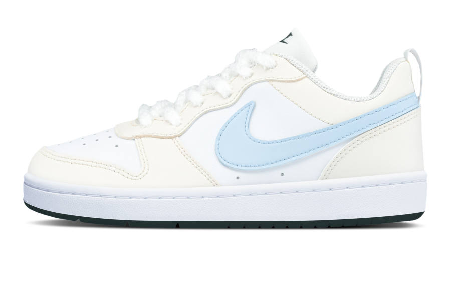 Nike Nike Court Borough LOW RECRAFT Synthetic Leather Slip Resistant Abrasion Resistant Slip Resistant Abrasion Resistant