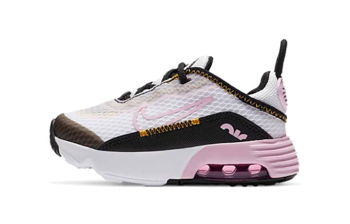 Nike Nike Air Max 2090 Air Cushion Low top Running Shoes Black Pink White Infant And Toddler