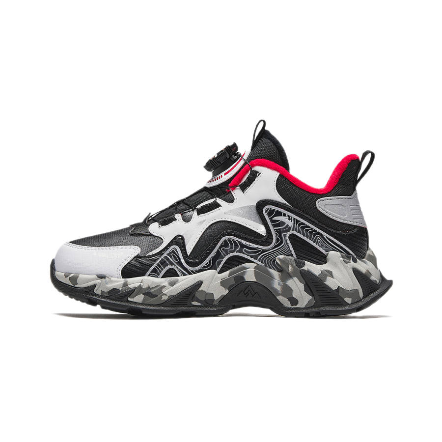 Antakids Insulated Shoes Black/Anta White/Silver Teenagers