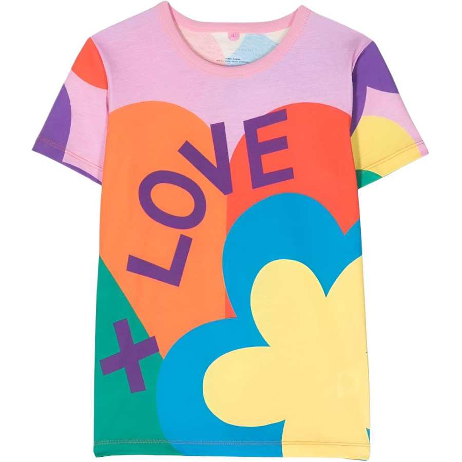 Stella McCartney Kids T Shirts Crew Neck Moderate