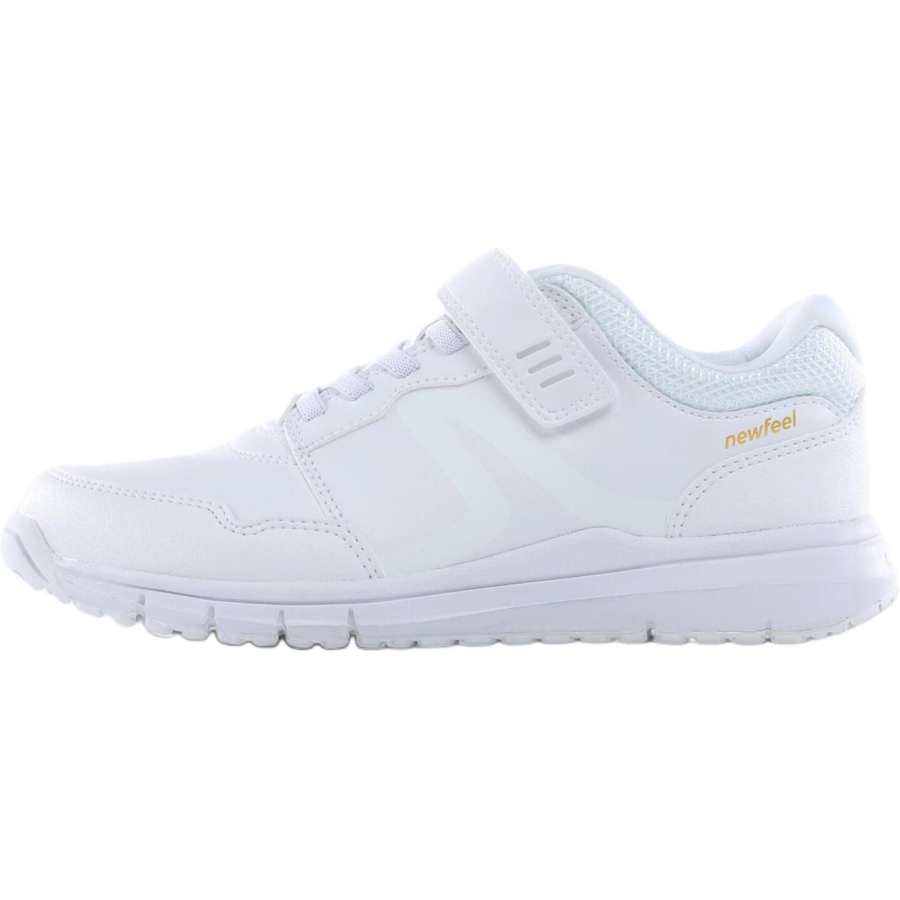 DECATHLON Slip Resistant Abrasion Resistant Slip Resistant Abrasion Resistant Low top Kids Lifestyle Shoes White Kids'