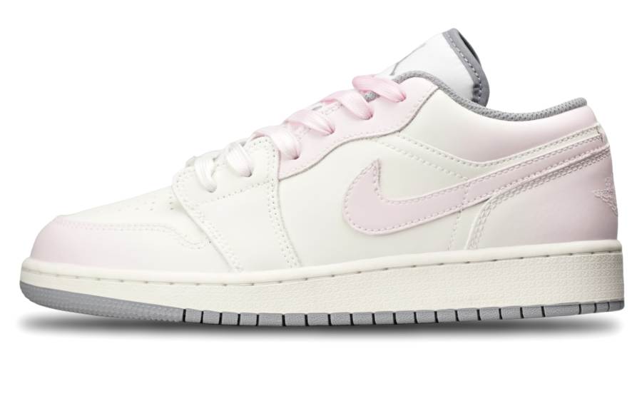 Jordan Jordan Air Jordan 1 Low top Children's Basketball Shoes Pink Teenagers