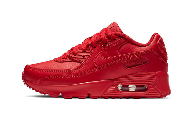 Nike Nike Air Max 90 Kids Lifestyle Shoes University Red Children Aged 3 7 Years Old