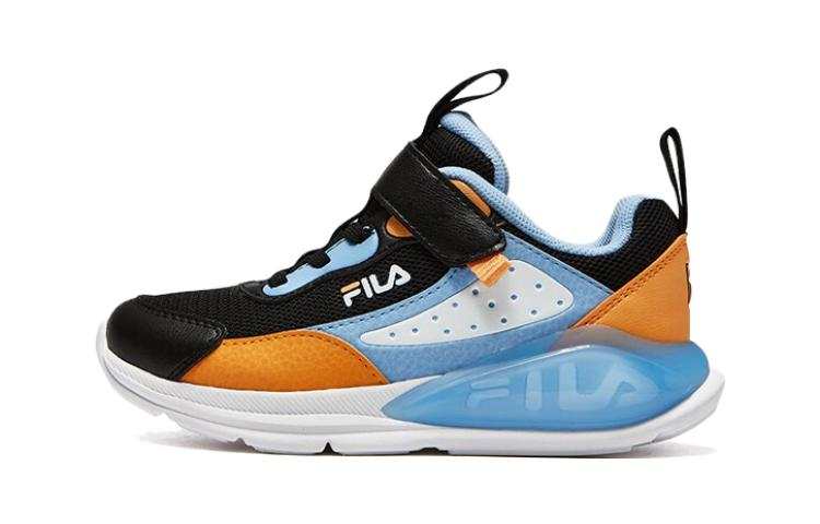 FILA KIDS Legend Slip Resistant, Abrasion Resistant, Breathable Low top Kids' Training Shoes Black Blue