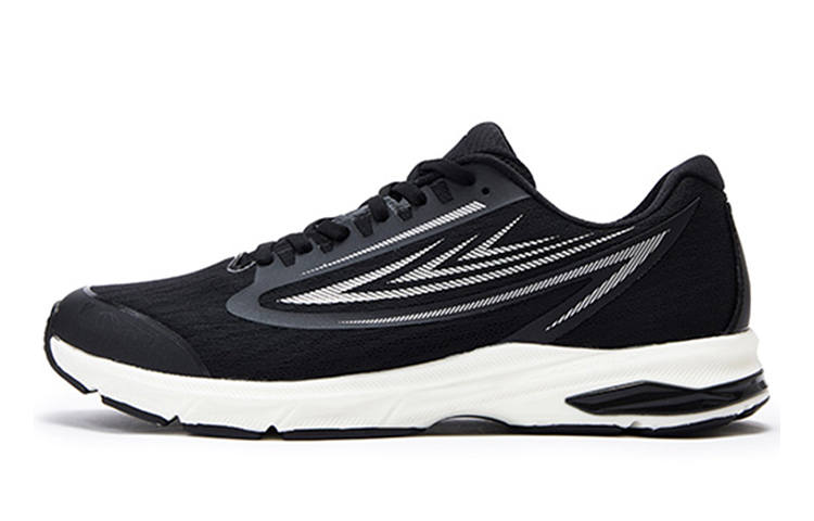 XTEP Fei Ling Fabric Low top Running Shoes Black Teenagers