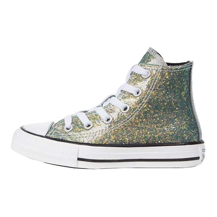Converse Abrasion Resistant High top Kids Canvas Shoes Gold Teenagers