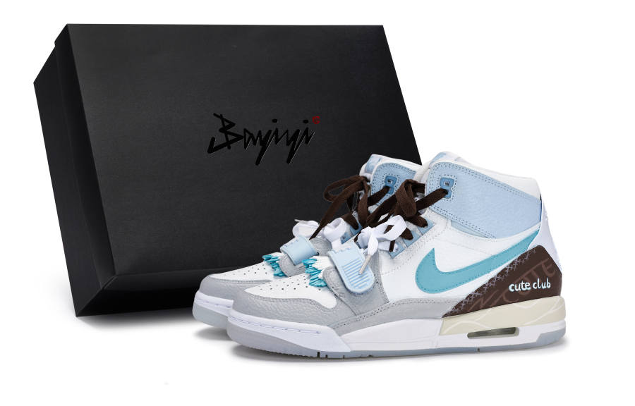 Jordan Jordan Legacy 312 Cushioning Abrasion Resistant Cushioning, Wear Resistant Mid top Children's Basketball Shoes