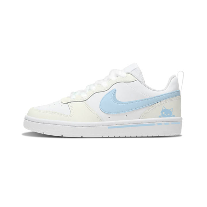 Nike Nike Court Borough Low 2 Leather Slip Resistant Cushioning Abrasion Resistant