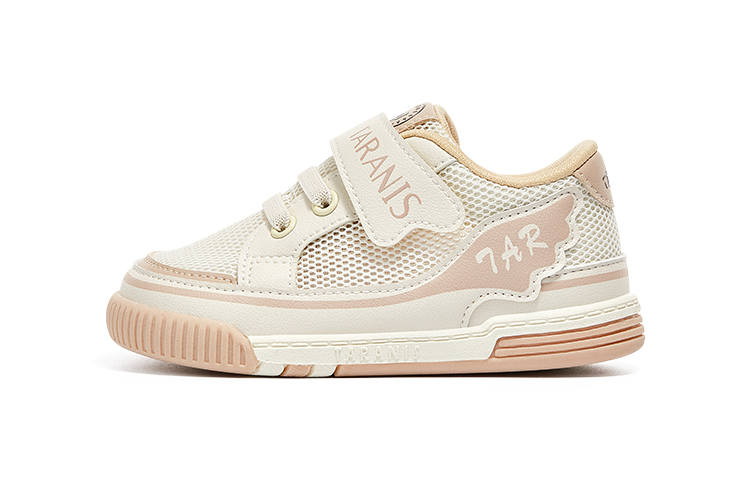 TARANIS Low top Toddler Shoes White Apricot Infant And Toddler