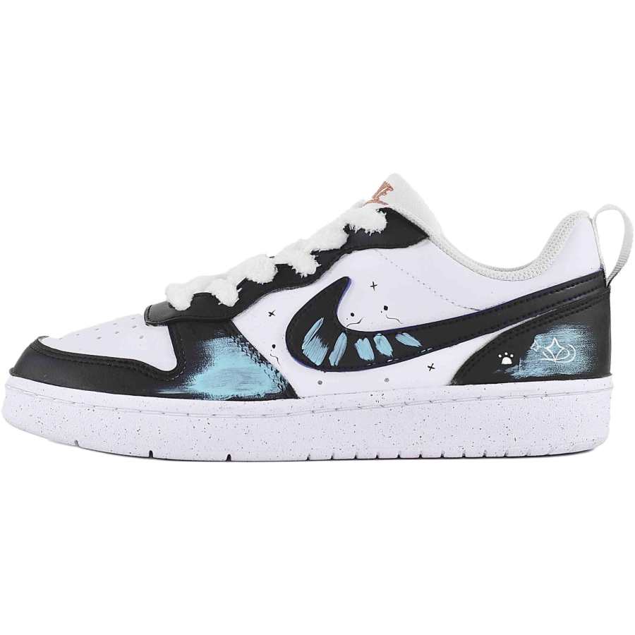 Nike Nike Court Borough Starry Sea Cute Footwear Leather Slip Resistant, Abrasion Resistant, Breathable Low top