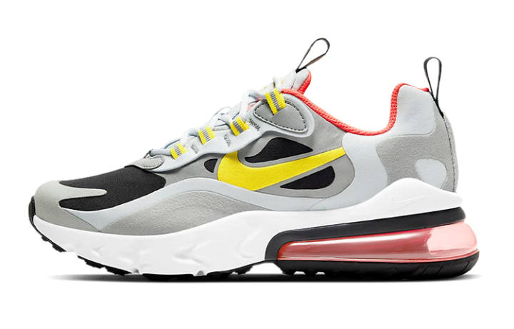 Nike Nike Air Max 270 React 'Smoke Grey High Voltage' GS