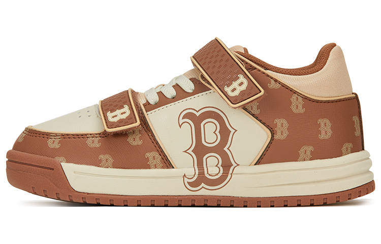 MLB Chunky Liner Abrasion Resistant Mid top Kids Lifestyle Shoes Brown Kids'