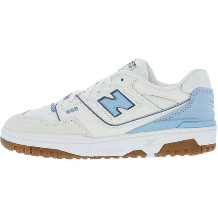 New Balance New Balance NB 550 Abrasion Resistant Abrasion Resistant Low top Kids' Skateboarding Shoes Beige White Blue Teenagers