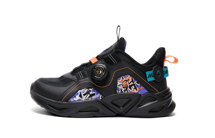 361°KIDS Slip Resistant Abrasion Resistant Kids' Running Shoes Black Purple Kids'