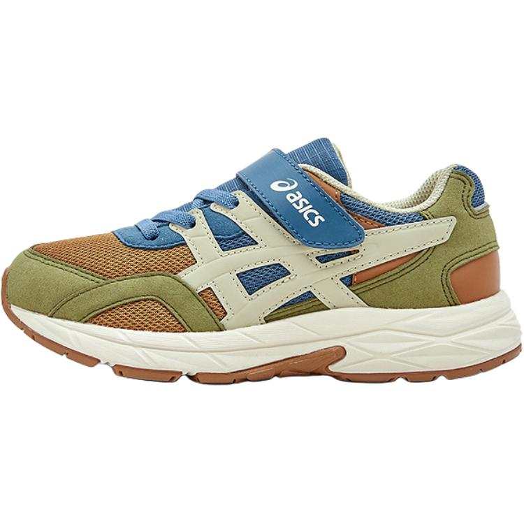 ASICS RUNNING KIDS CONTEND Series Abrasion Resistant Support Low top Kids' Running Shoes Green Kids'