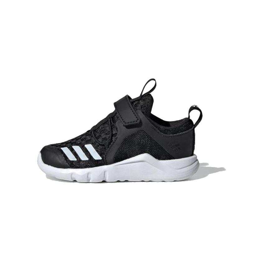 Adidas Adidas Rapidafle Abrasion Resistant Breathable Low top Toddler Shoes Black White Infant And Toddler