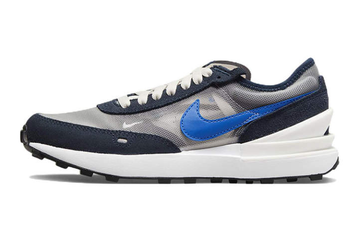Nike Nike Waffle One Slip Resistant Cushioning Abrasion Resistant Low top Casual Shoes Gray Blue Unisex