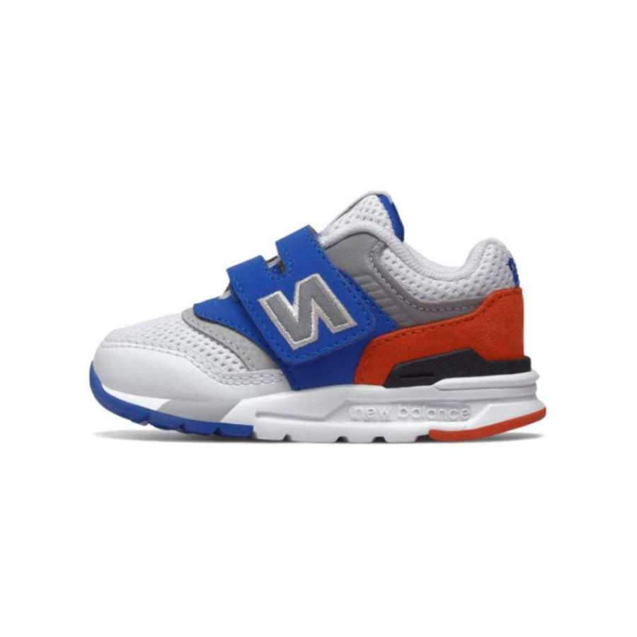 New Balance New Balance NB 997 Comfortable Cushioning Low top Toddler Shoes White Blue Red Infant And Toddler