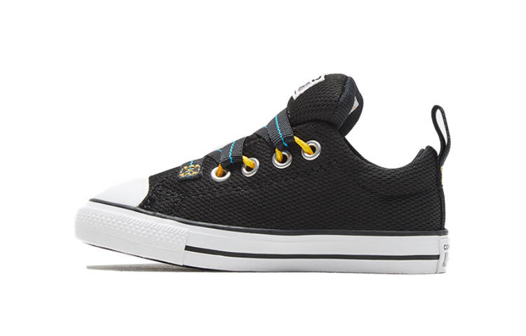Converse Chuck Taylor All Star Easy On Easy Off Canvas Low top Toddler Shoes Black Baby