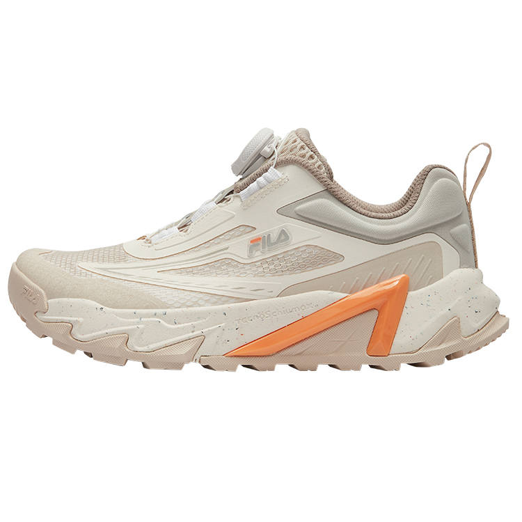 FILA KIDS Serpent Leopard Shoes Synthetic Leather, Textile Lightweight Cushioning Low top Feile Kids' Outdoor Shoes
