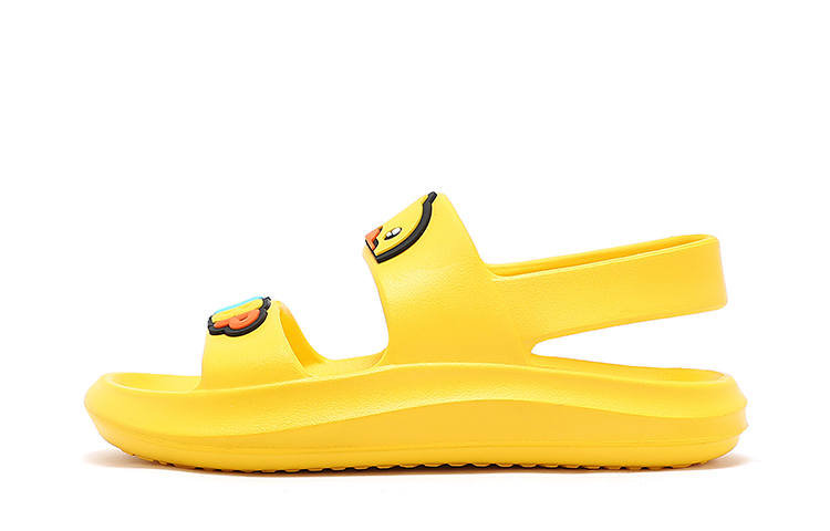 B.Duck Yellow Duck Slip Resistant Abrasion Resistant Sandal Kids'