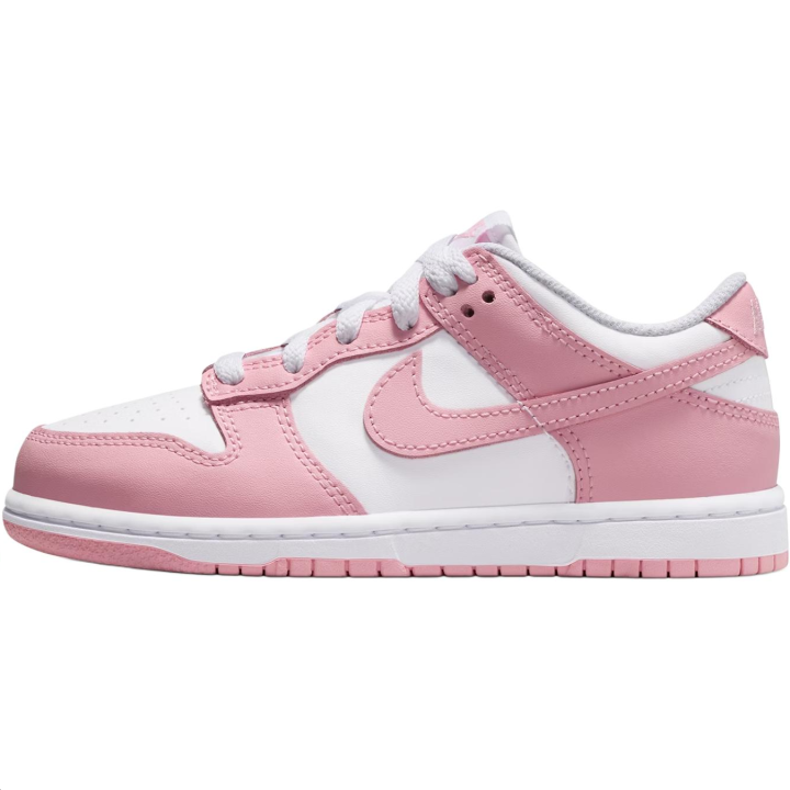 Nike Nike Dunk Low top Kids' Skateboarding Shoes White Pink Children Aged 3 7 Years Old