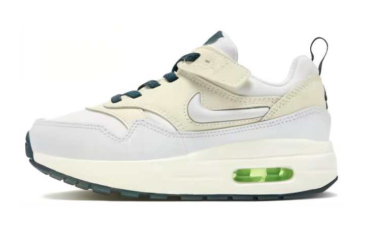 Nike Nike Air Max 1 Comfortable Cushioning, Wear Resistant Low top Kids' Running Shoes Ecru Kids'