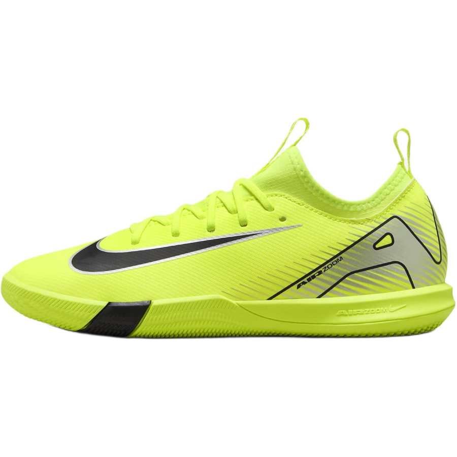 Nike Nike Slip Resistant Abrasion Resistant Low top Kids' Soccer Shoes Black Green Kids'