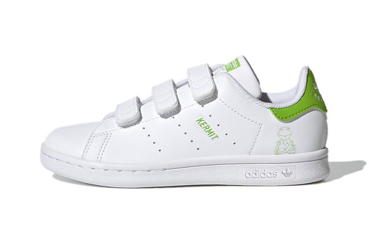 Adidas Originals STAN SMITH CF C Low top Kids' Skateboarding Shoes White Green Children Aged 3 7 Years Old