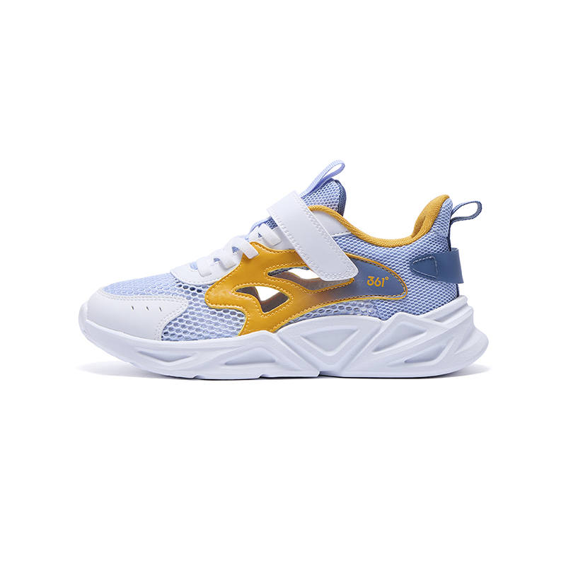 361°KIDS Driving Wind 1.0 Running Shoes White Blue Unisex