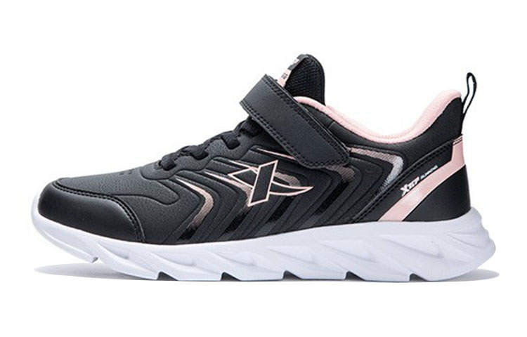 XTEP Low top Running Shoes Black Pink Teenagers