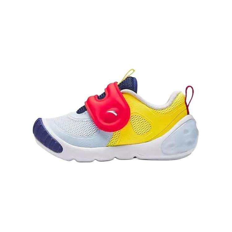 Antakids Low top Toddler Shoes Water Sky Blue/Durian Yellow/Classic Red Infant And Toddler