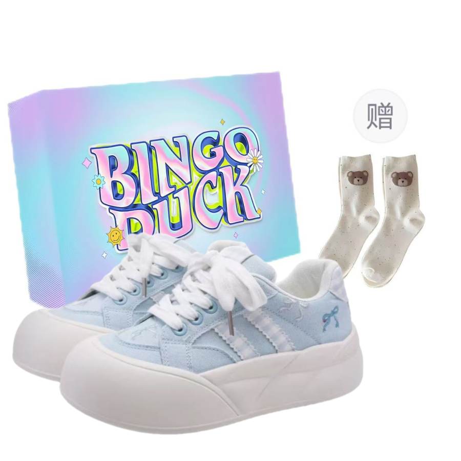 BINGO DUCK Slip Resistant Slip Resistant Low top Skateboard Shoes Women's