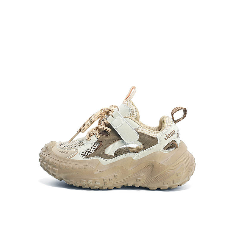 Jeep Cut Out Mesh Comfortable Versatile Mesh Kids Lifestyle Shoes Kids'