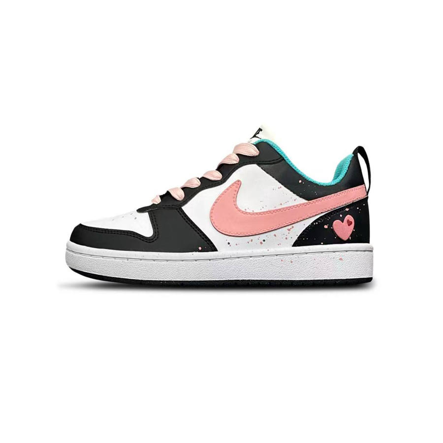 Nike Nike Court Borough Love Riddles Synthetic Leather Slip Resistant Abrasion Resistant Slip Resistant Abrasion Resistant