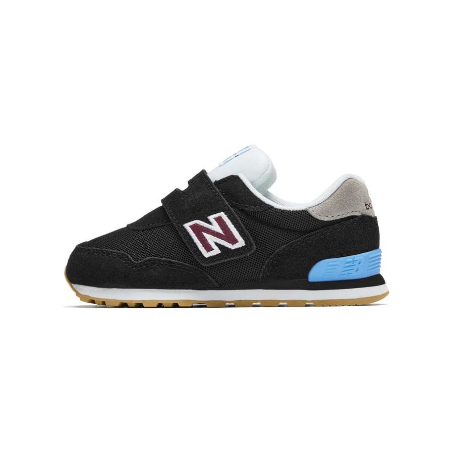 New Balance New Balance NB 515 Cushioning, Wear Resistant Low top Pre Walking Baby Shoes Black Blue Infant And Toddler