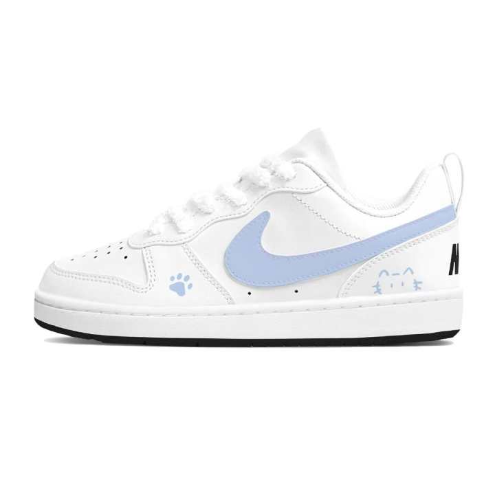 Nike Nike Court Borough Maris Sal Kitten Synthetic Leather Slip Resistant Abrasion Resistant