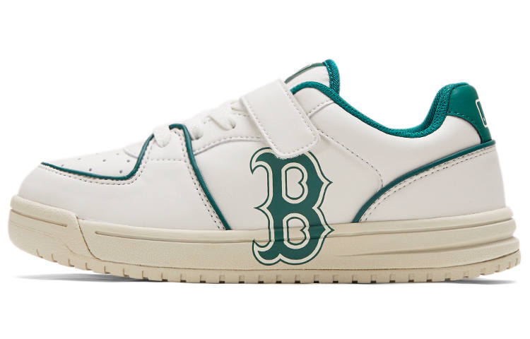 MLB Chunky Liner Slip Resistant Abrasion Resistant Slip Resistant Abrasion Resistant Low top Kids Lifestyle Shoes Green