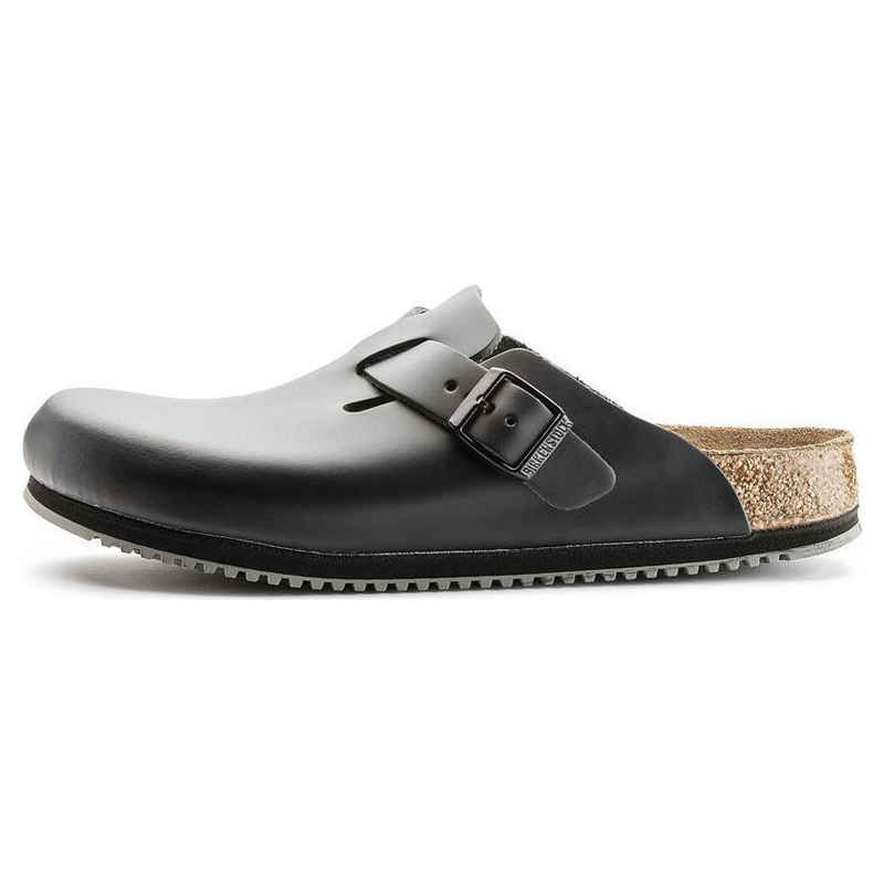 Birkenstock Boston No Special Function Closed Toe Slippers Unisex Black Narrow